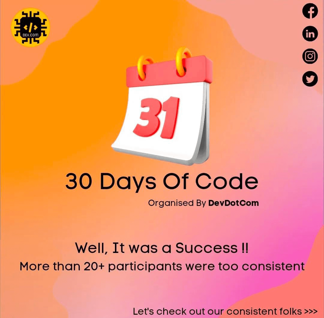 30 Days of Code 2023
